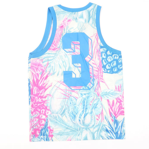 Adidas Men's Multicoloured Tropical Tank Top Size S Polyester Jersey
