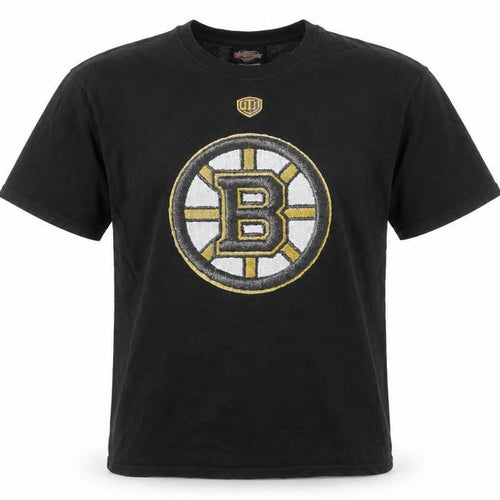 Old Time Hockey Men's Black Large Graphic Sports T-Shirt