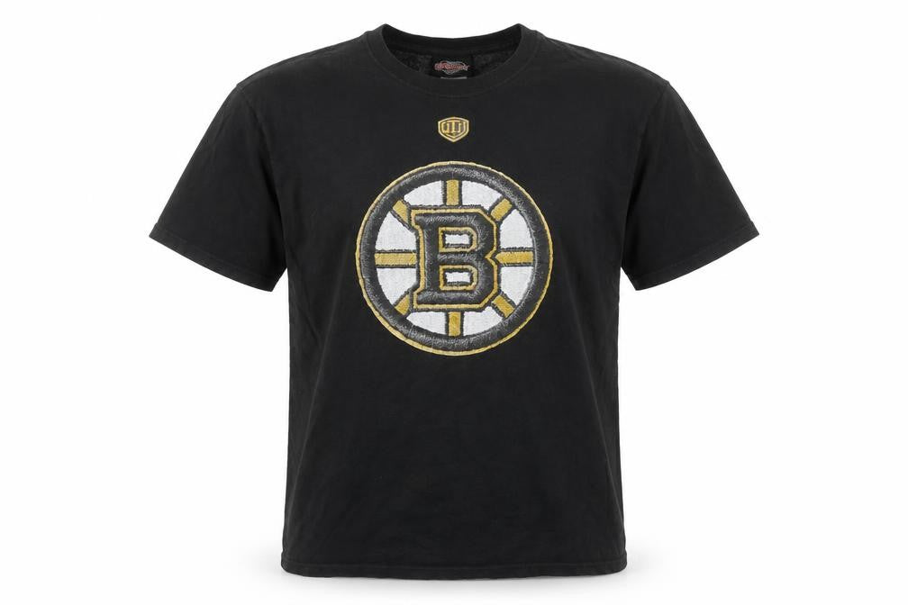 Old Time Hockey Men's Black Large Graphic Sports T-Shirt