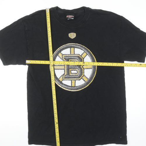 Old Time Hockey Men's Black Large Graphic Sports T-Shirt