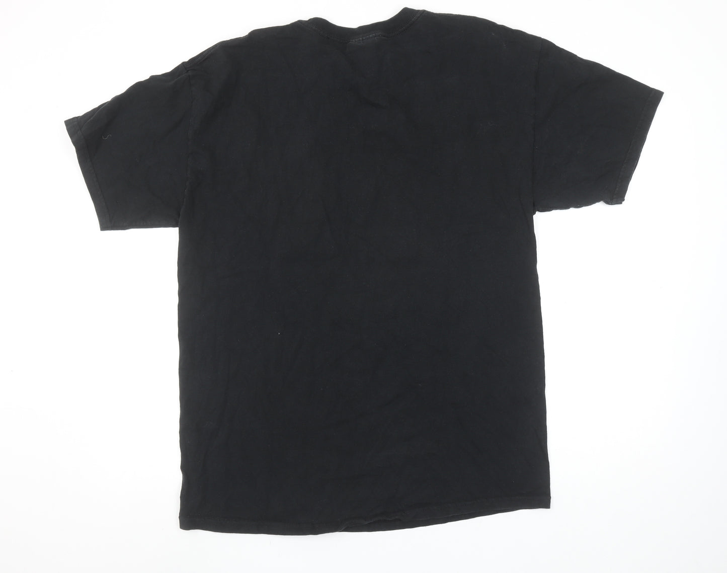 Old Time Hockey Men's Black Large Graphic Sports T-Shirt