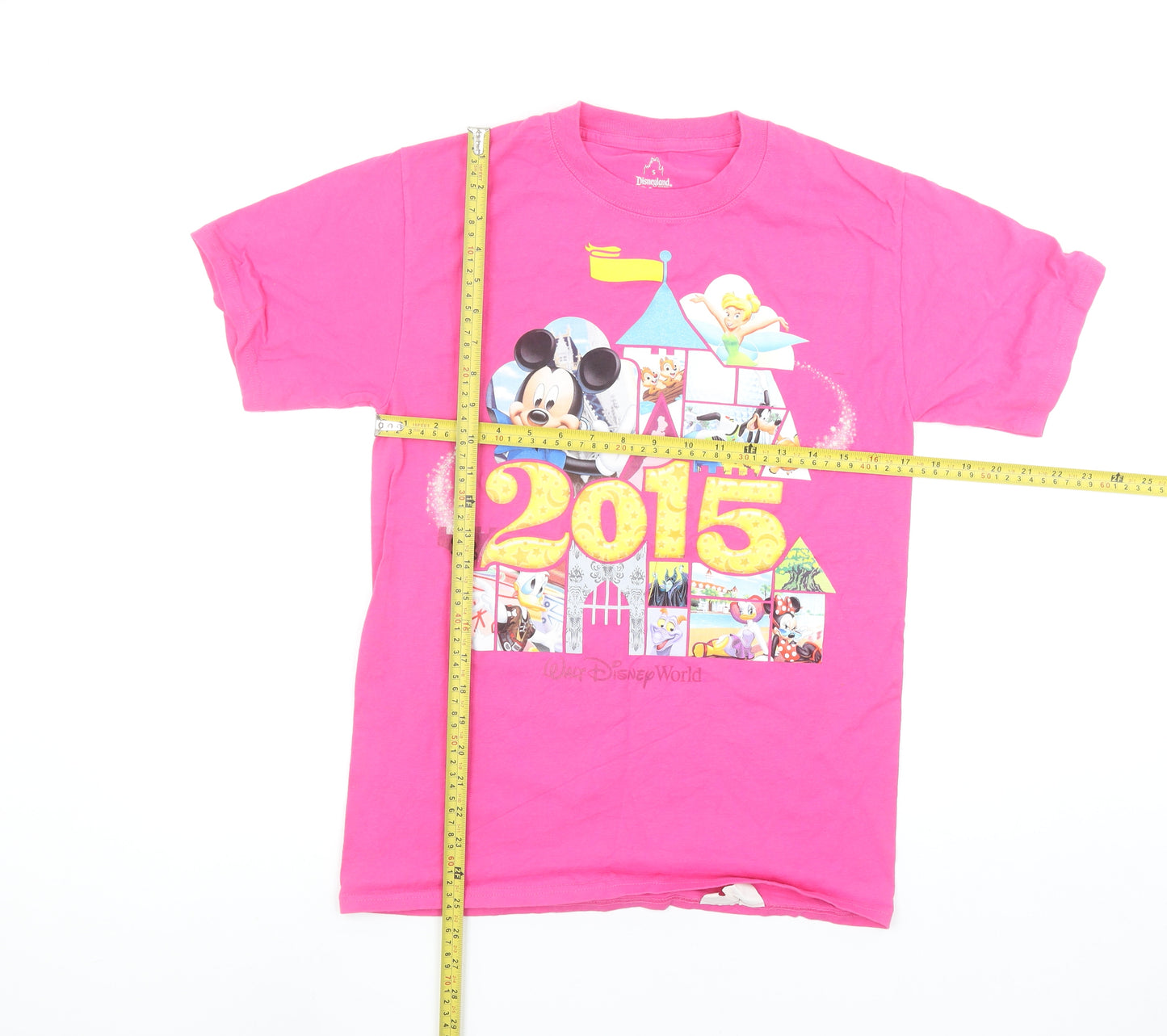 Disney Women’s Pink 2015 Mickey Mouse T-Shirt Size S