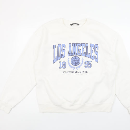 Dunnes Womens Ivory Los Angeles 1995 Crew Neck Sweatshirt M