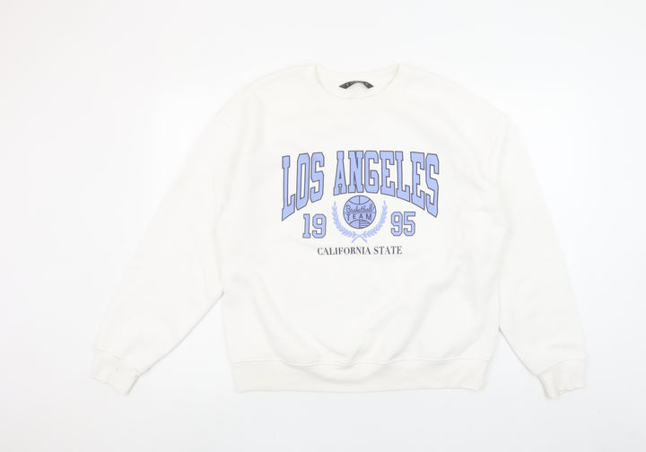 Dunnes Womens Ivory Los Angeles 1995 Crew Neck Sweatshirt M