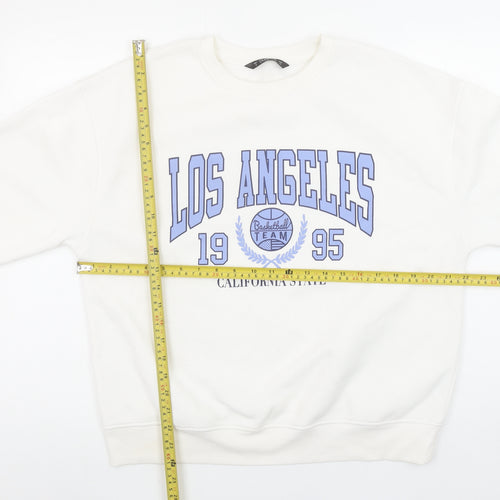 Dunnes Womens Ivory Los Angeles 1995 Crew Neck Sweatshirt M