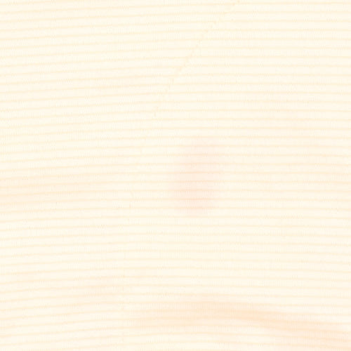 Under Armour Womens Beige Long Sleeve 1/4 Zip HeatGear Top Size S