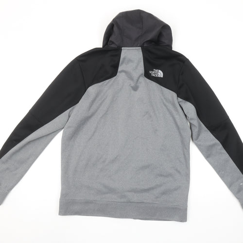 The North Face Boys Grey XL Full Zip Hoodie Outdoor Fleece Jacket