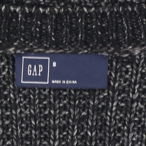GAP Men's Grey Chunky Knit Crew Neck Pullover Jumper Size S