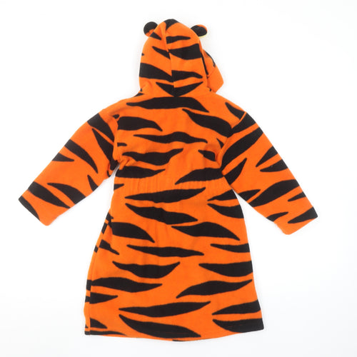Ladybird Girls Orange Tigger Hooded Fleece Robe 3 Years Disney Winnie the Pooh