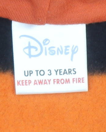 Ladybird Girls Orange Tigger Hooded Fleece Robe 3 Years Disney Winnie the Pooh