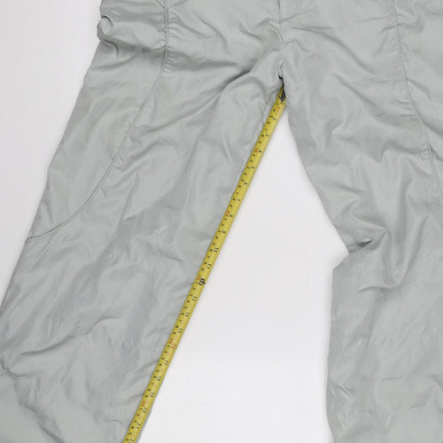 Anapurna Men Grey Insulated Snow Pants Size M Water Resistant Trousers