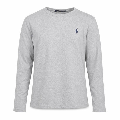 Ralph Lauren Boys Grey Long Sleeve Crew Neck T-Shirt Size S