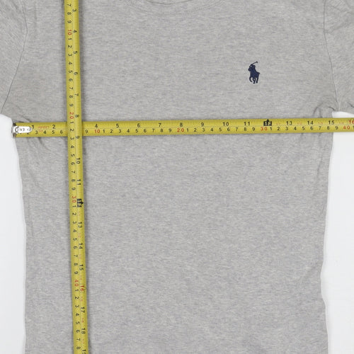 Ralph Lauren Boys Grey Long Sleeve Crew Neck T-Shirt Size S
