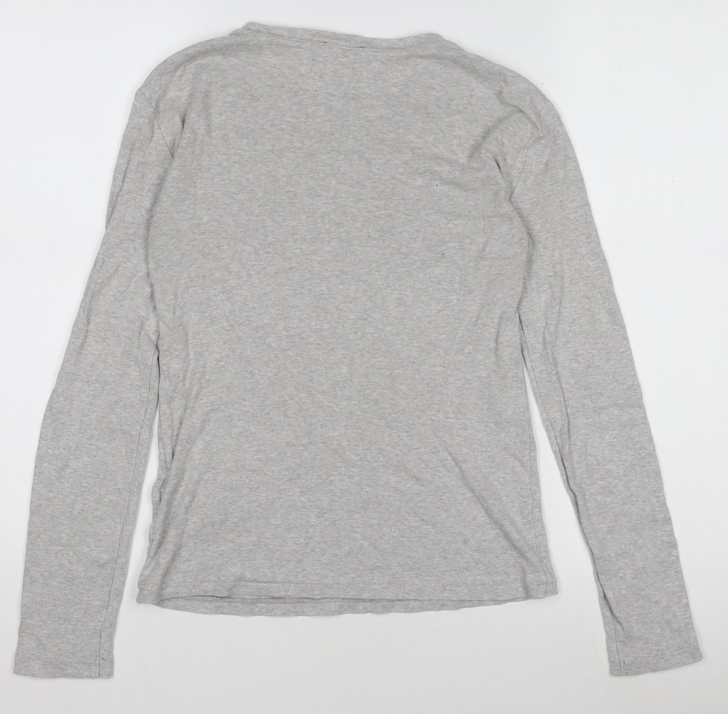 Ralph Lauren Boys Grey Long Sleeve Crew Neck T-Shirt Size S