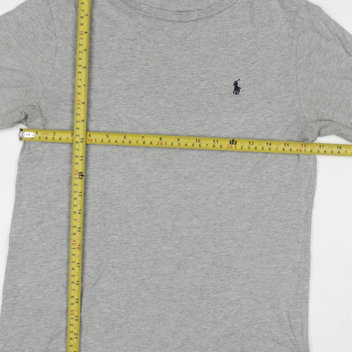 Polo Ralph Lauren Boys Grey Long Sleeve T-Shirt M (10-12) Classic Cotton