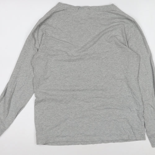 Polo Ralph Lauren Boys Grey Long Sleeve T-Shirt M (10-12) Classic Cotton