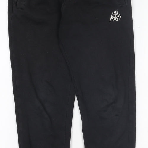 Kings Will Dream Boys Black Jogger Sweatpants S Regular Fit Fleece Trousers