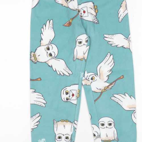 Marks and Spencer Girls Teal Harry Potter Fleece Pyjama Pants 8-9 Years