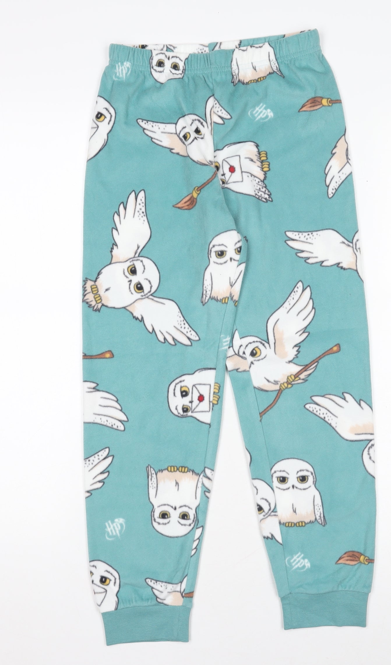 Marks and Spencer Girls Teal Harry Potter Fleece Pyjama Pants 8-9 Years