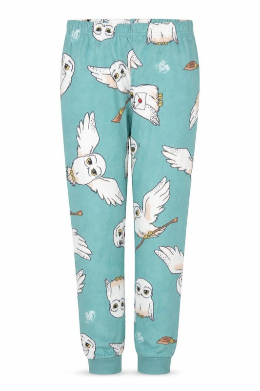 Marks and Spencer Girls Teal Harry Potter Fleece Pyjama Pants 8-9 Years