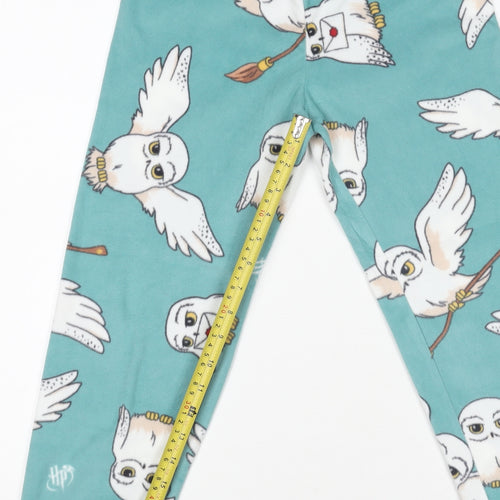Marks and Spencer Girls Teal Harry Potter Fleece Pyjama Pants 8-9 Years