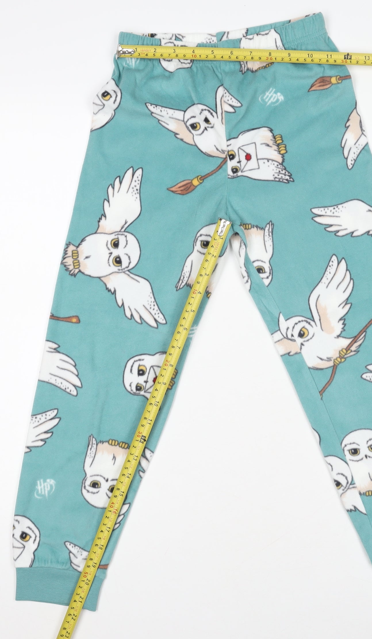 Marks and Spencer Girls Teal Harry Potter Fleece Pyjama Pants 8-9 Years