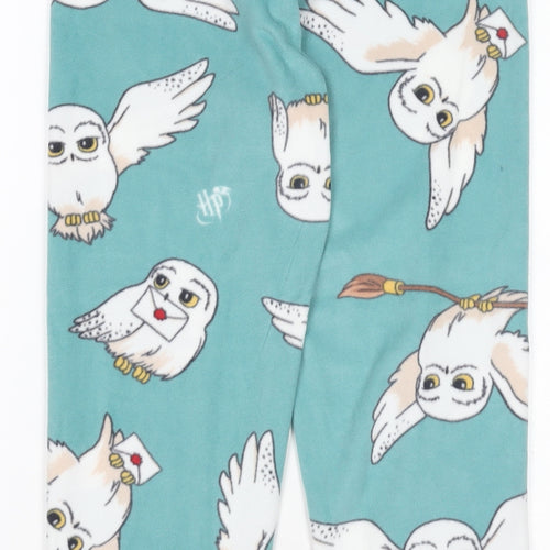 Marks and Spencer Girls Teal Harry Potter Fleece Pyjama Pants 8-9 Years