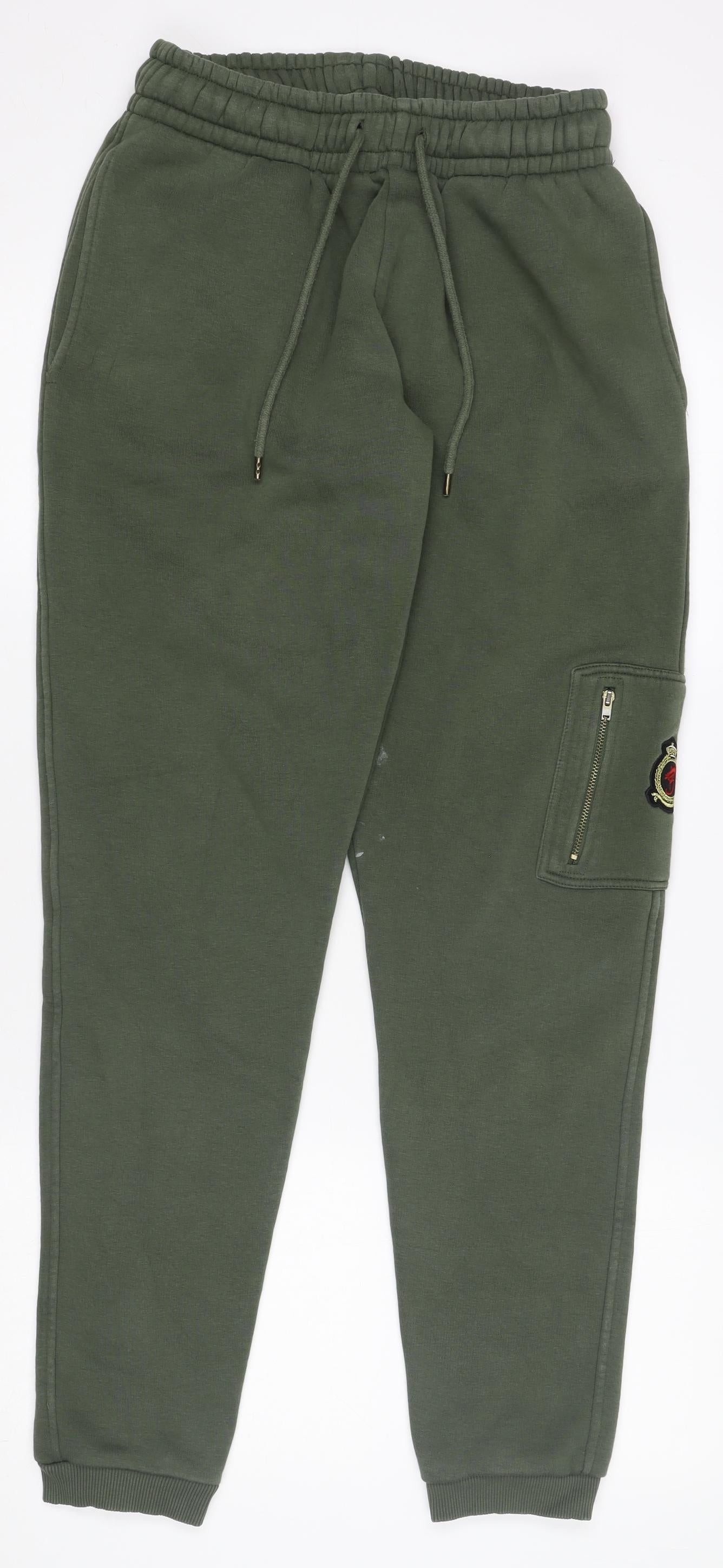 Benjart Green Men's Jogger Sweatpants M Regular Fit Fleece Trousers