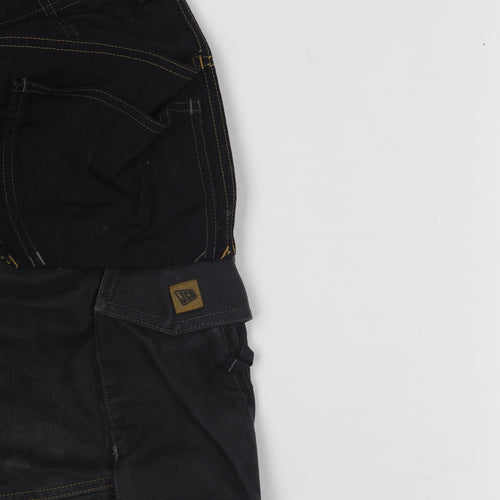 JCB Men's Black 36in Straight Workwear Reinforced Jeans