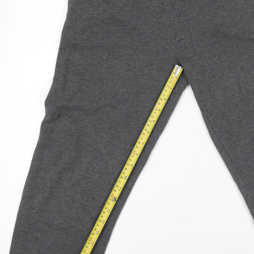 Champion Boys Grey Fleece Sweatpants Joggers L - Comfortable Sportswear