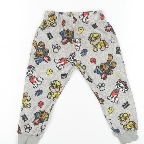 Nickelodeon Paw Patrol Grey Fleece Pyjama Pants Unisex Baby 18-24 Months