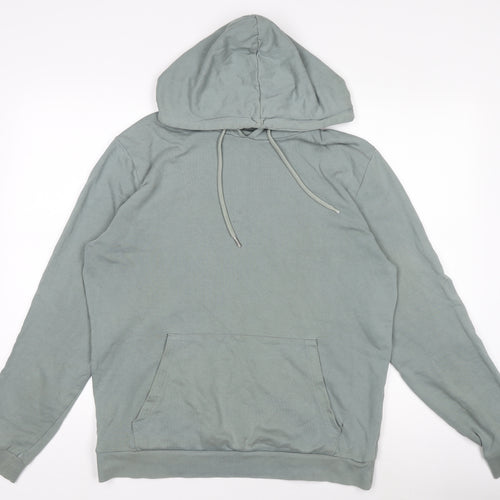 ASOS Men's Green Pullover Hoodie Size M Regular Fit