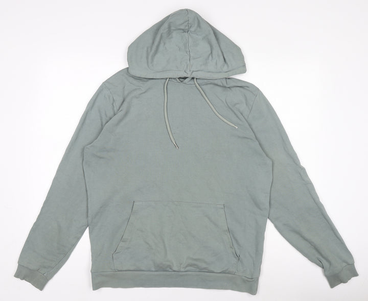 ASOS Men's Green Pullover Hoodie Size M Regular Fit