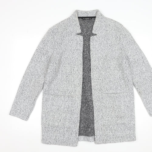 Dunnes Stores Women’s Grey Tweed Coatigan Size S Regular