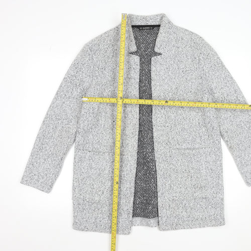 Dunnes Stores Women’s Grey Tweed Coatigan Size S Regular