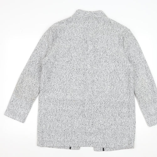 Dunnes Stores Women’s Grey Tweed Coatigan Size S Regular