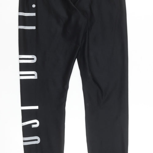 Nike Women's Black Dri-FIT 'Just Do It' Leggings XS
