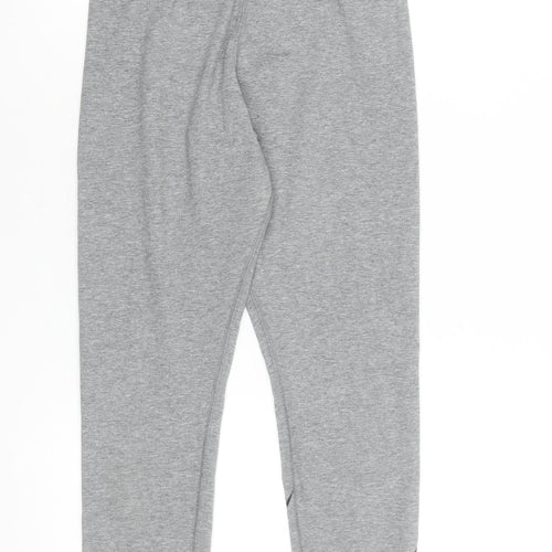 Nike Womens Grey Leggings Small Elastic Waist Slim Fit Activewear