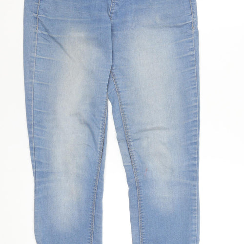 Pull&Bear Women Blue Skinny Stretch Denim Jeans Size 10