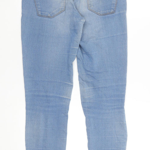 Pull&Bear Women Blue Skinny Stretch Denim Jeans Size 10