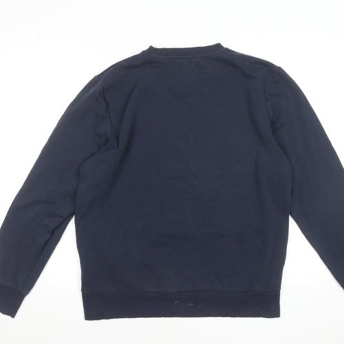 Jack & Jones Men’s Blue Crew Neck Logo Sweatshirt Size M