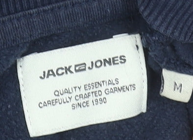 Jack & Jones Men’s Blue Crew Neck Logo Sweatshirt Size M
