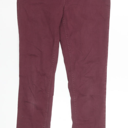 Pieces Women's Purple Slim Fit High Rise Jegging Jeans Size M