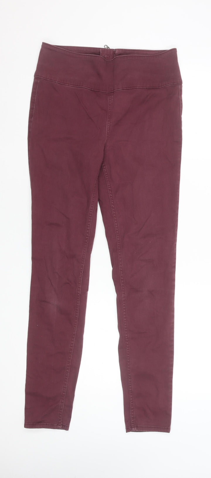 Pieces Women's Purple Slim Fit High Rise Jegging Jeans Size M