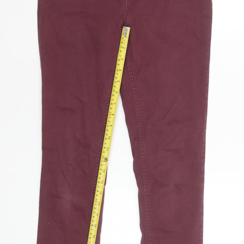 Pieces Women's Purple Slim Fit High Rise Jegging Jeans Size M