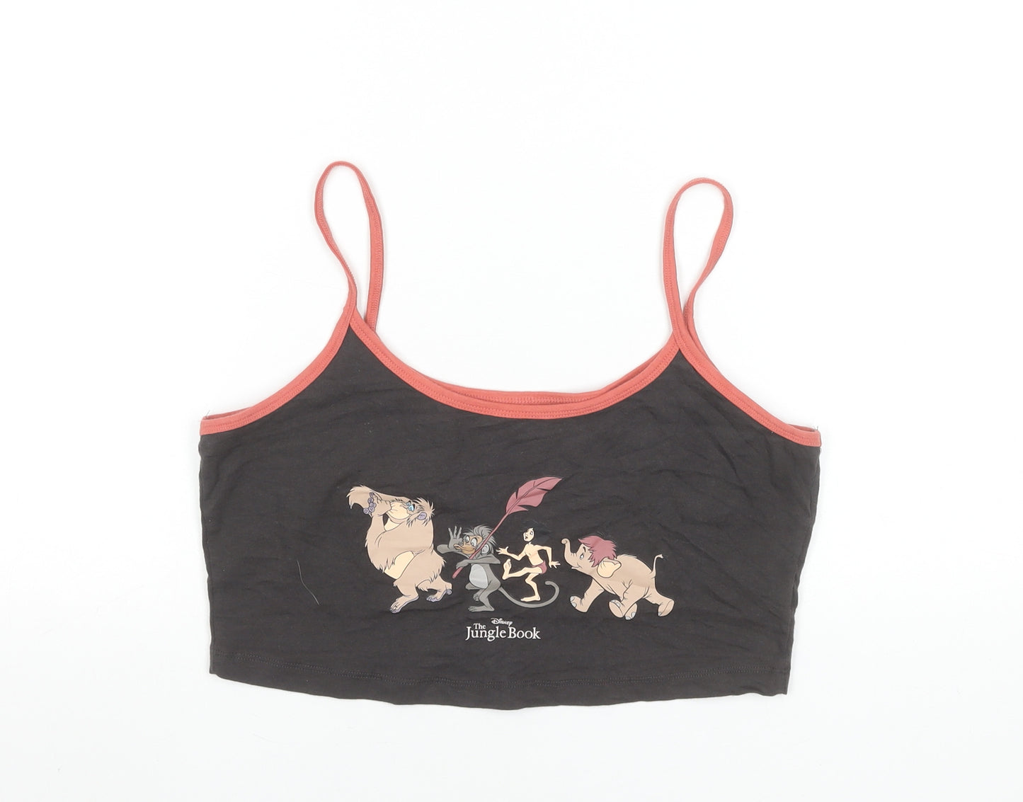 Disney Women’s Black Jungle Book Cami Pyjama Top Size 10-12