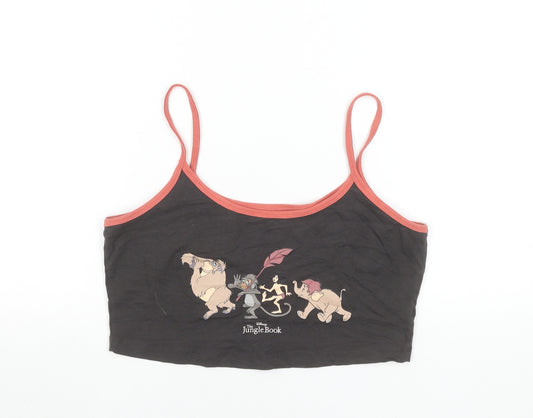 Disney Women’s Black Jungle Book Cami Pyjama Top Size 10-12