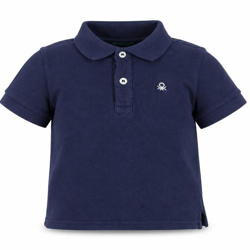 United Colors of Benetton Blue Polo Shirt 18-24 Months Unisex Cotton Top