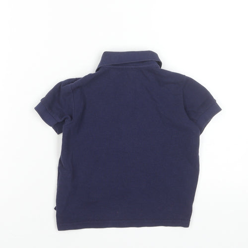 United Colors of Benetton Blue Polo Shirt 18-24 Months Unisex Cotton Top