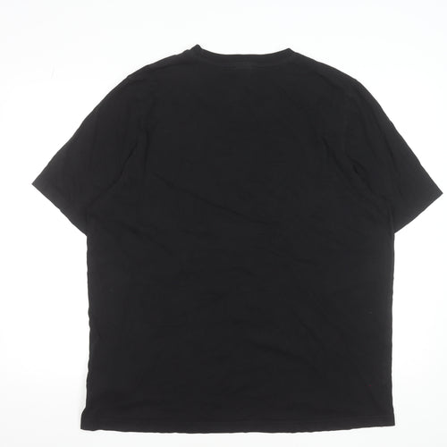 Puma Men's Black Athletics Graphic T-Shirt XL Cotton Crew Neck